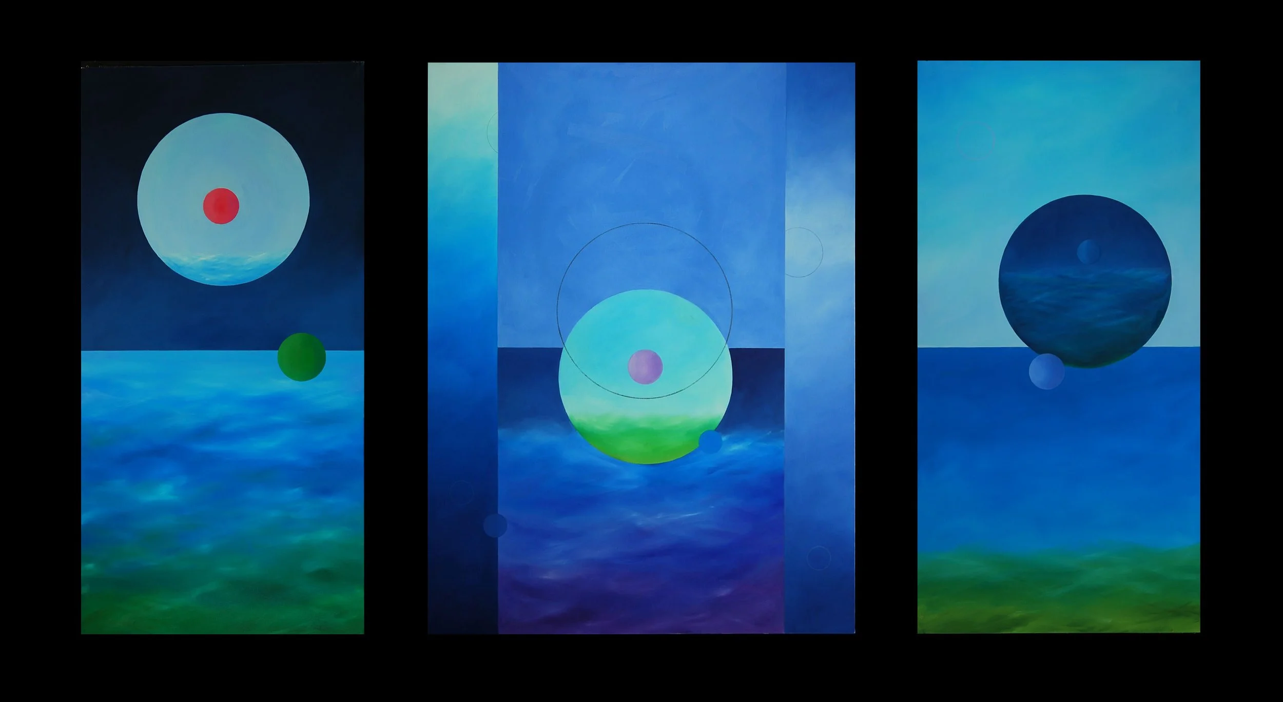 Seascape Altarpiece, 90 x 48, triptych, oil on canvas.jpg