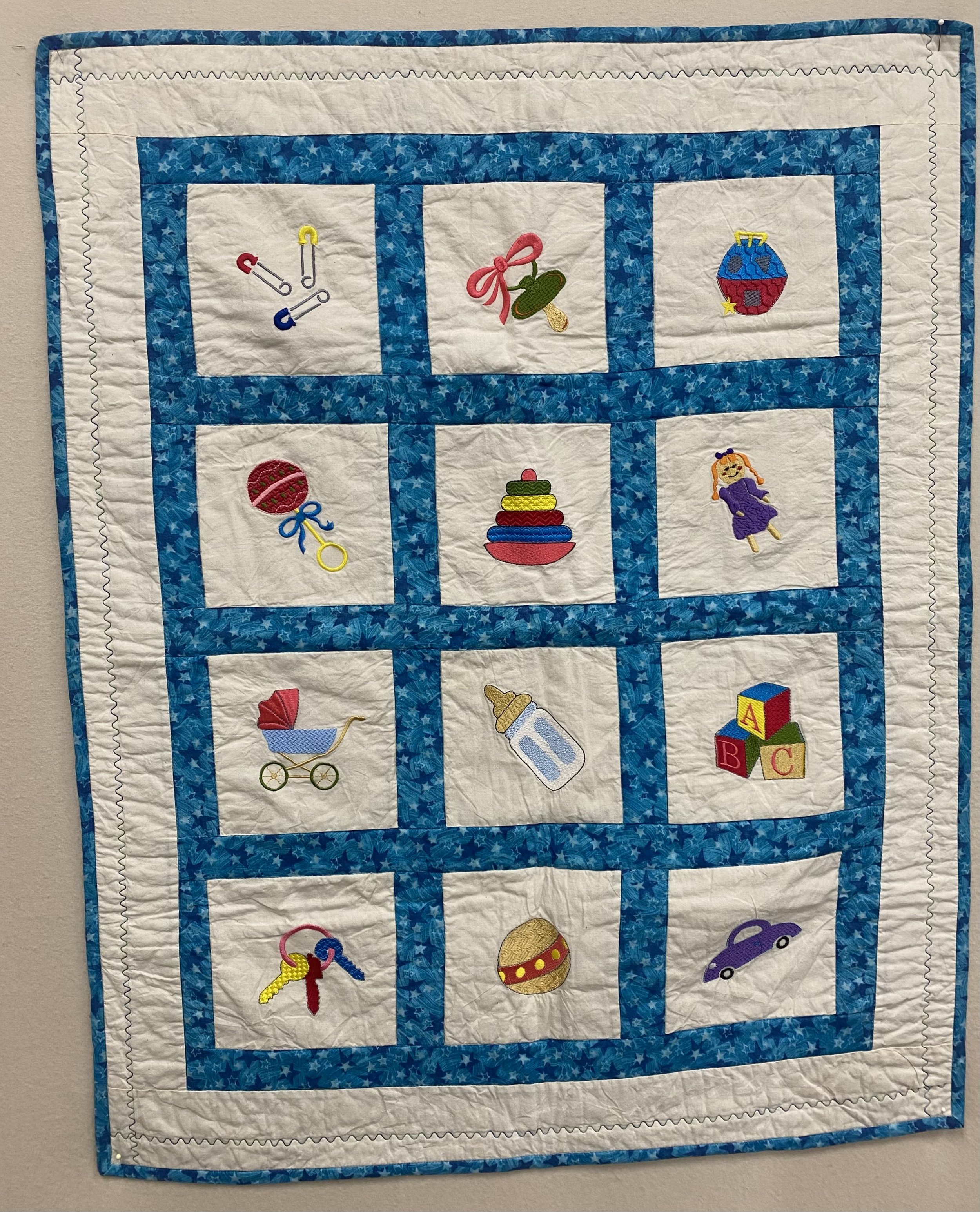 #106 Baby Blocks - 36x29