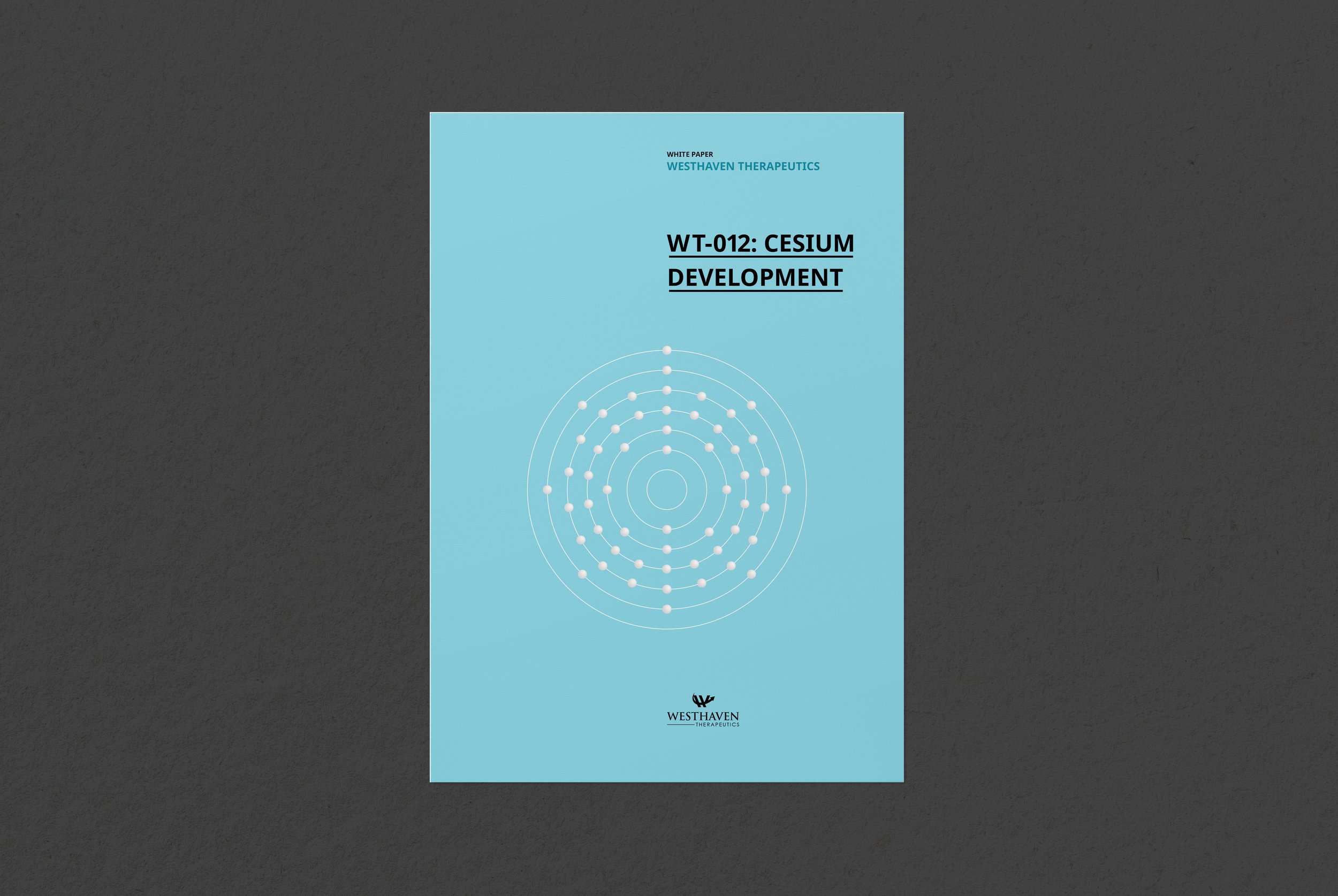 Westhaven Therapeutics report cover design
