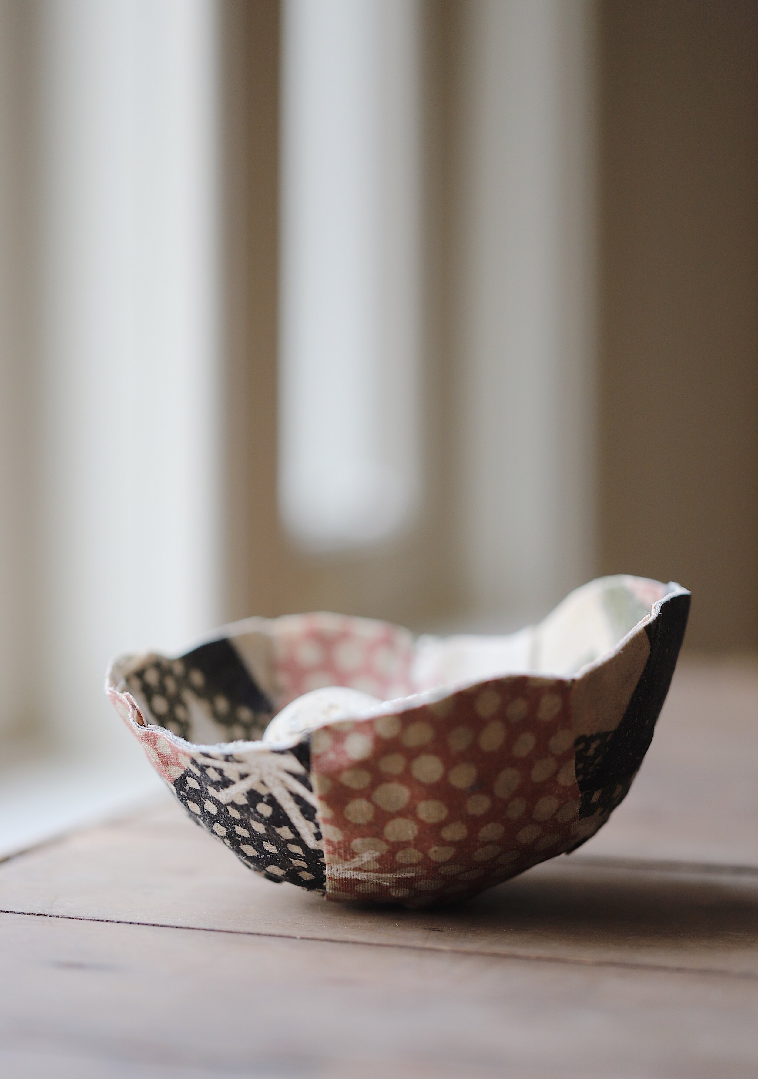 Fabric Scrap Mâché Bowls — simply living well