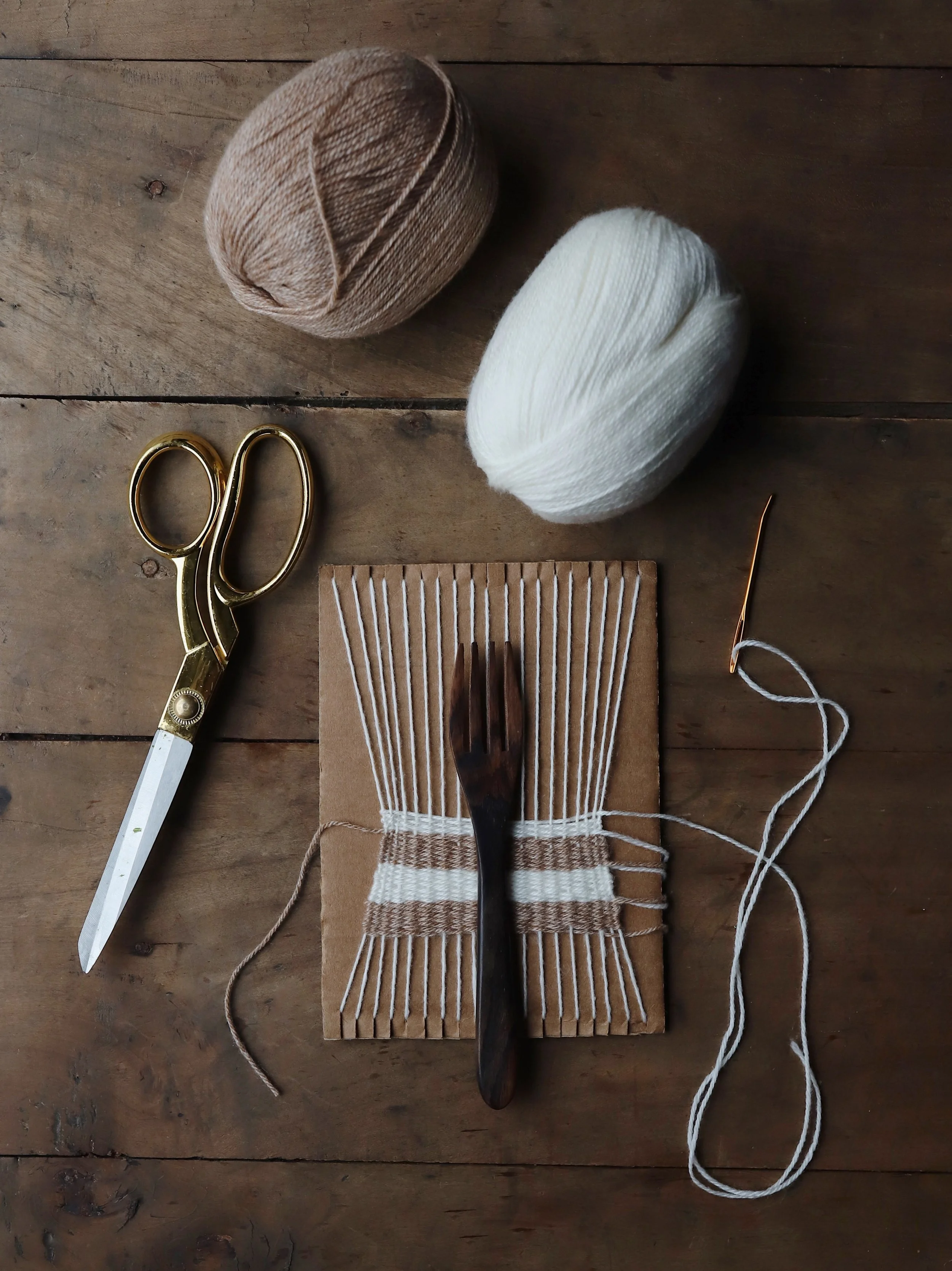Cardboard Loom Coasters — simply living well