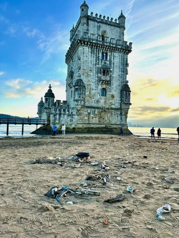 Ocean trash surrounds World Heritage Site