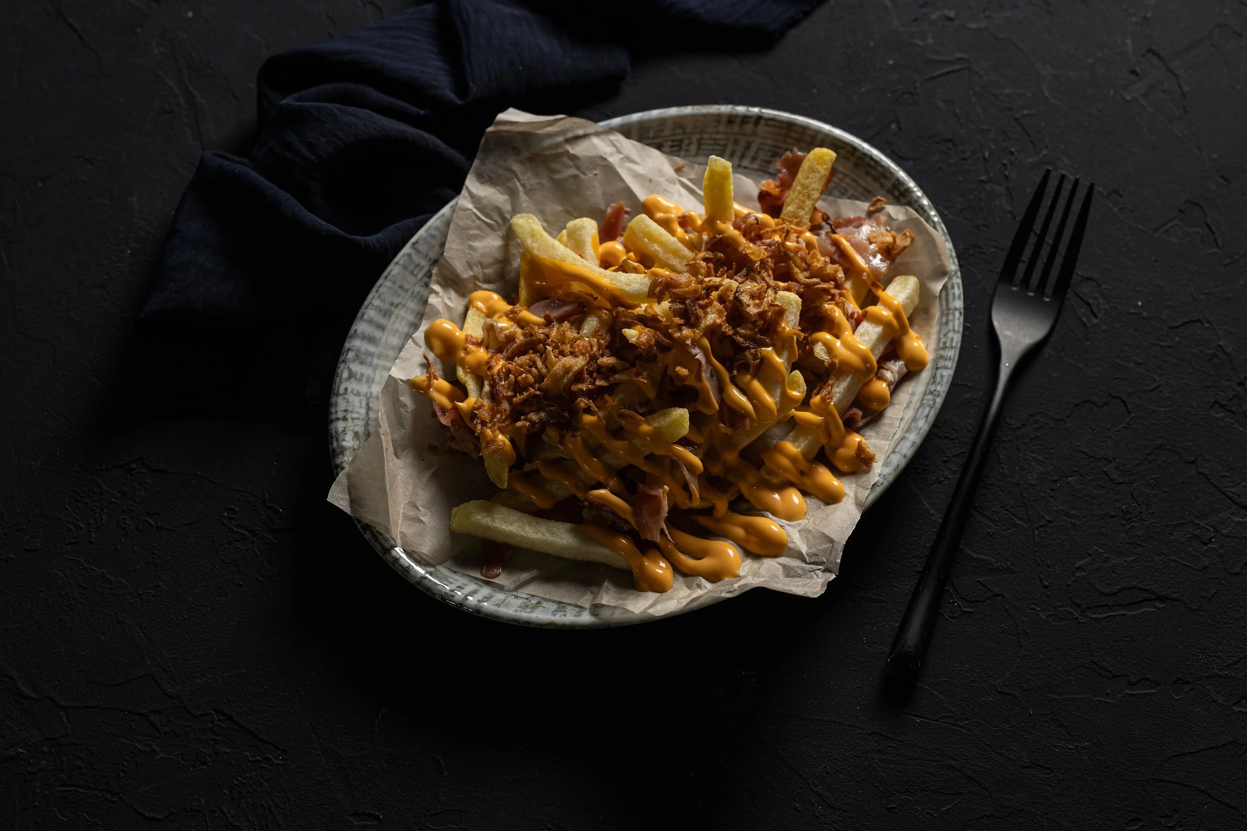 КАРТОФЕЛЬ ФРИ С ЖАРЕНЫМ БЕКОНОМ 