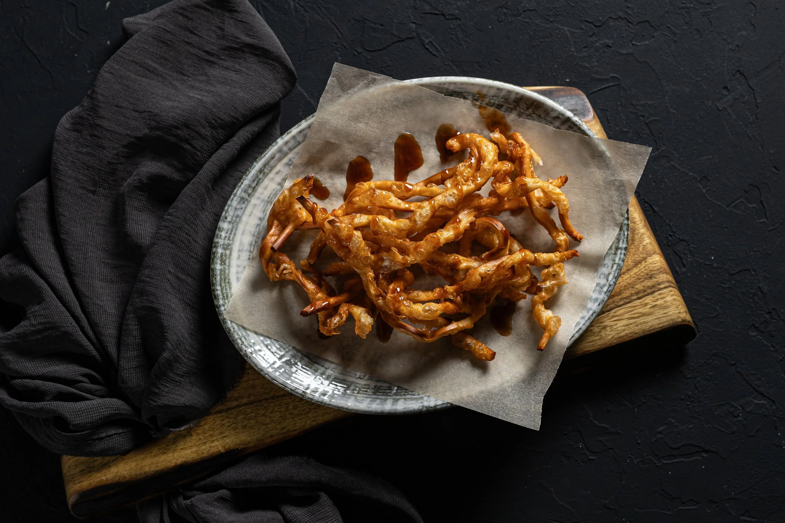 ЖАРЕНЫЙ ЧЕЧИЛ С КИМ ЧИ 