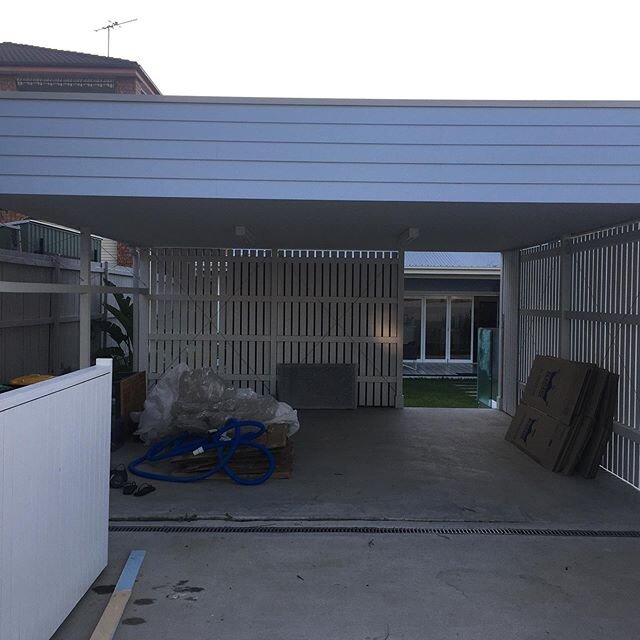 carport -&gt; gym... #builder#sydney#northernbeaches#construction#manly