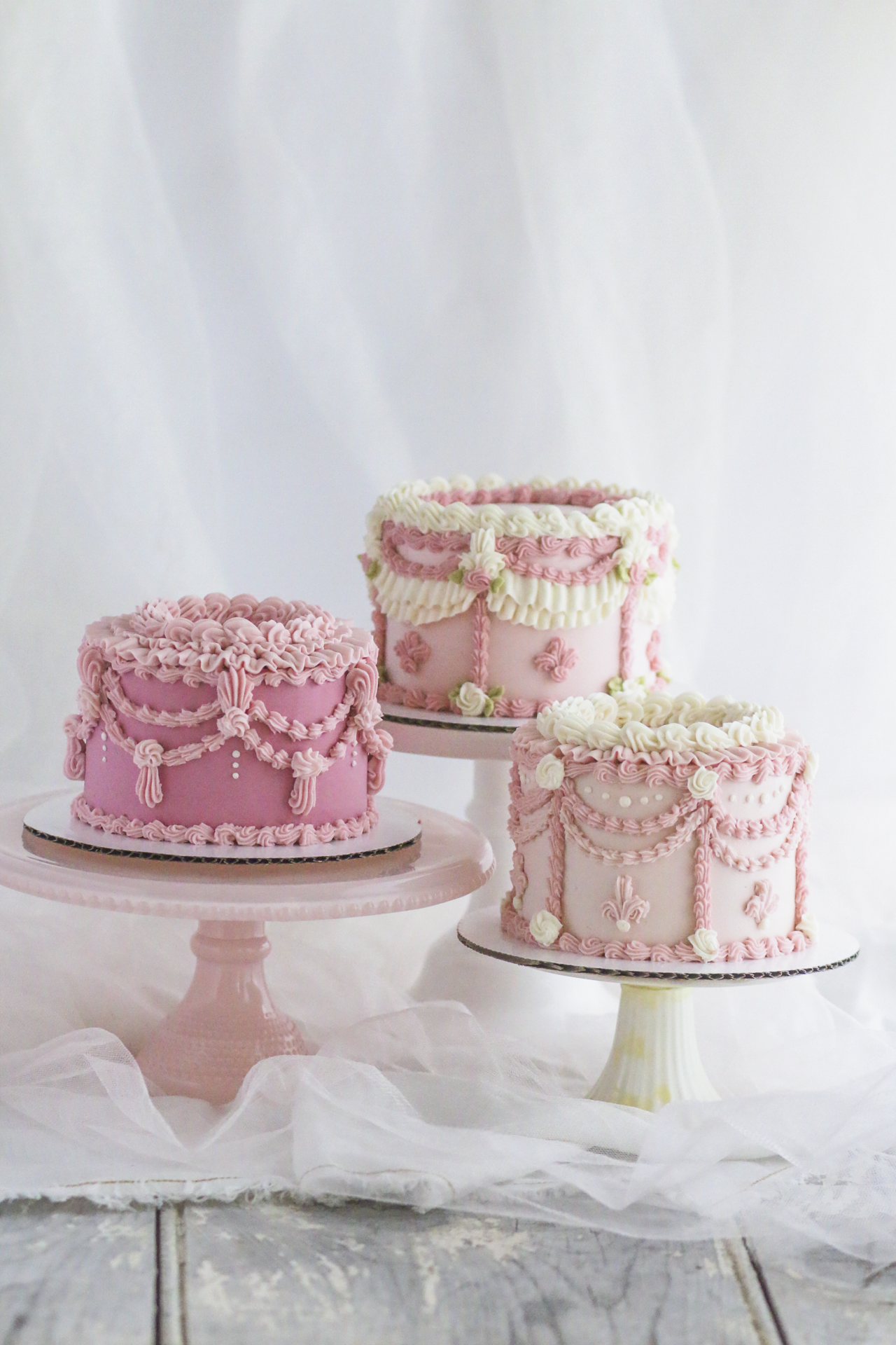 Pink Buttercream Designs