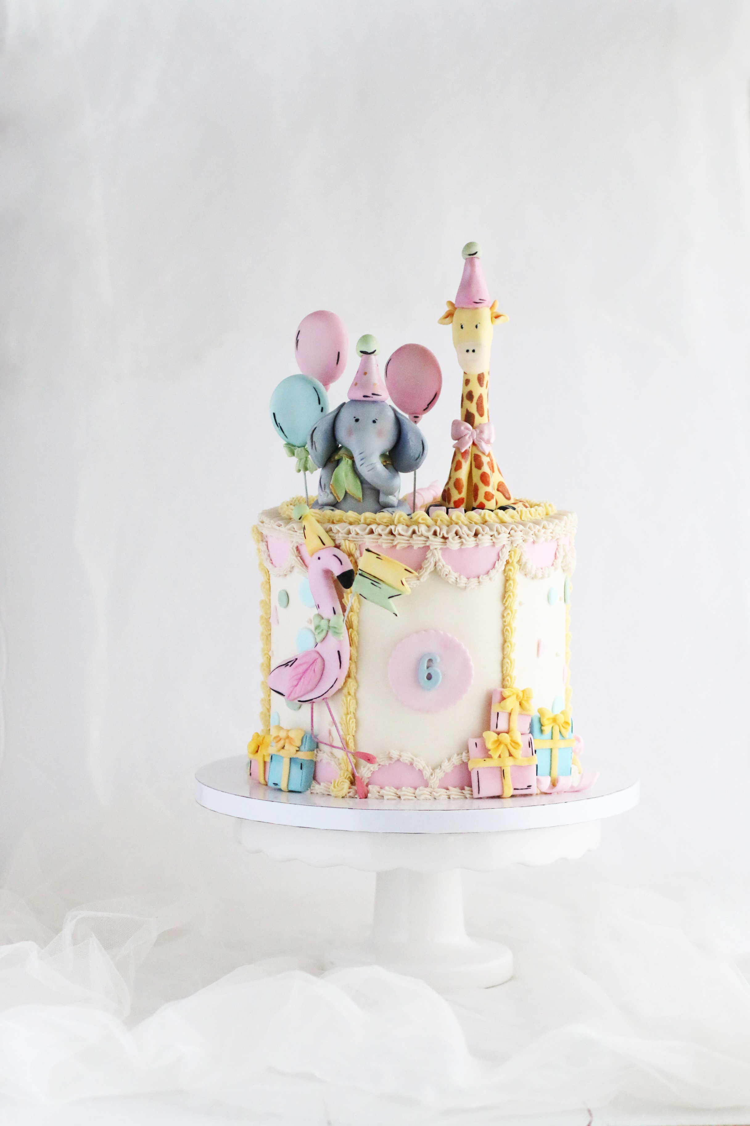 Animal Parade Cake Meri Meri Style Pink2.png