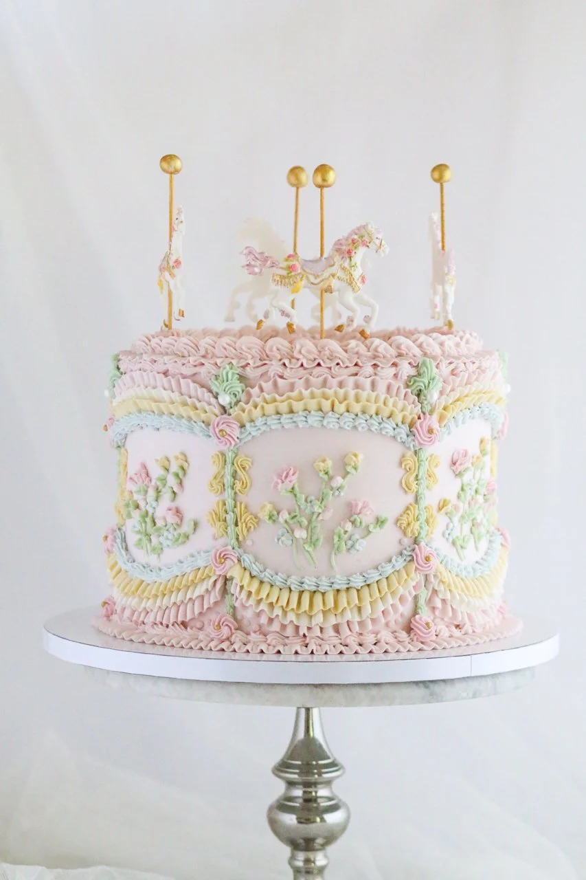 Pink Carousel Cake Vintage Style-4.jpg