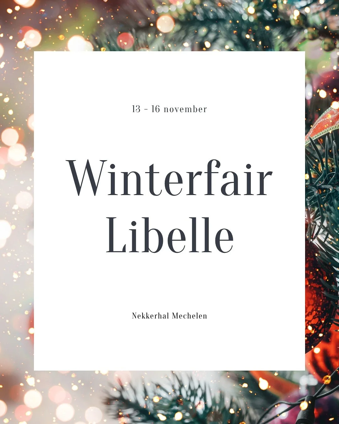 Hi daar! 👋🏼

We hebben een update voor jullie over de winterfair en waarom je er z&eacute;ker bij moet zijn. In onze stand vinden jullie enkele DIY brei-, haak- &amp; smyrna pakketten, waarvan 2 gloednieuwe pakketten!! 🤩👌🏼

Swipe om nog extra le
