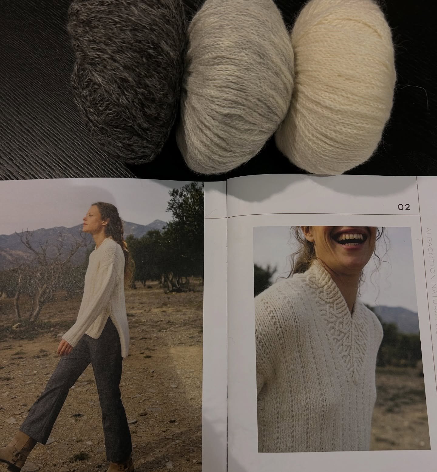 Laatste kans: 

voor deze prachtige trui in de alpacottol natural colors van @katiayarns heb je 9 bolletjes nodig. (&euro;9,50/bol)

deze hebben we nog beschikbaar in het ecru (kl.50), lichtgrijs (kl.56) en het zwart (kl.54)&amp; het patroontje kan j