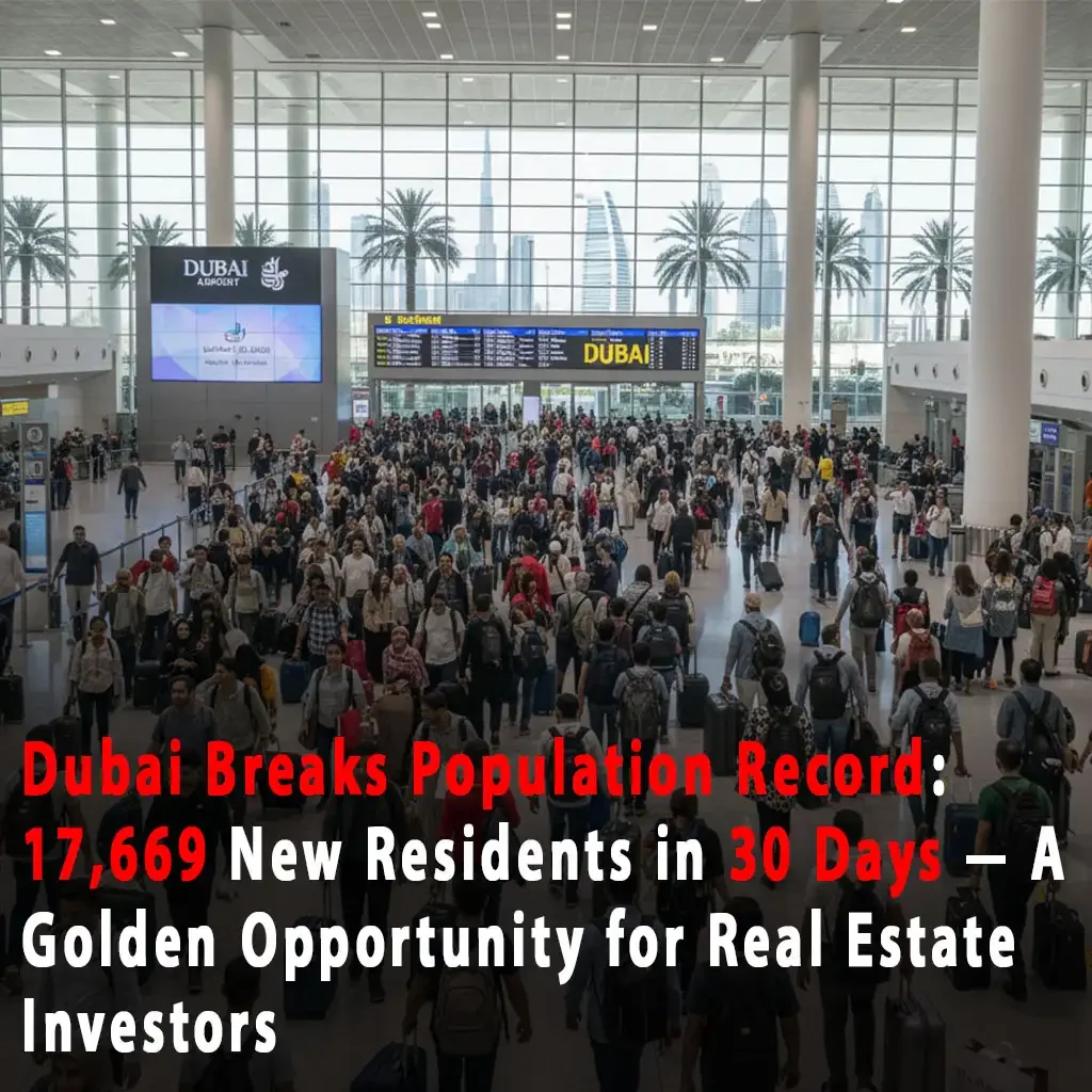 Dubai Sets New Population Record — What This Means for Real Estate Investors in 2025