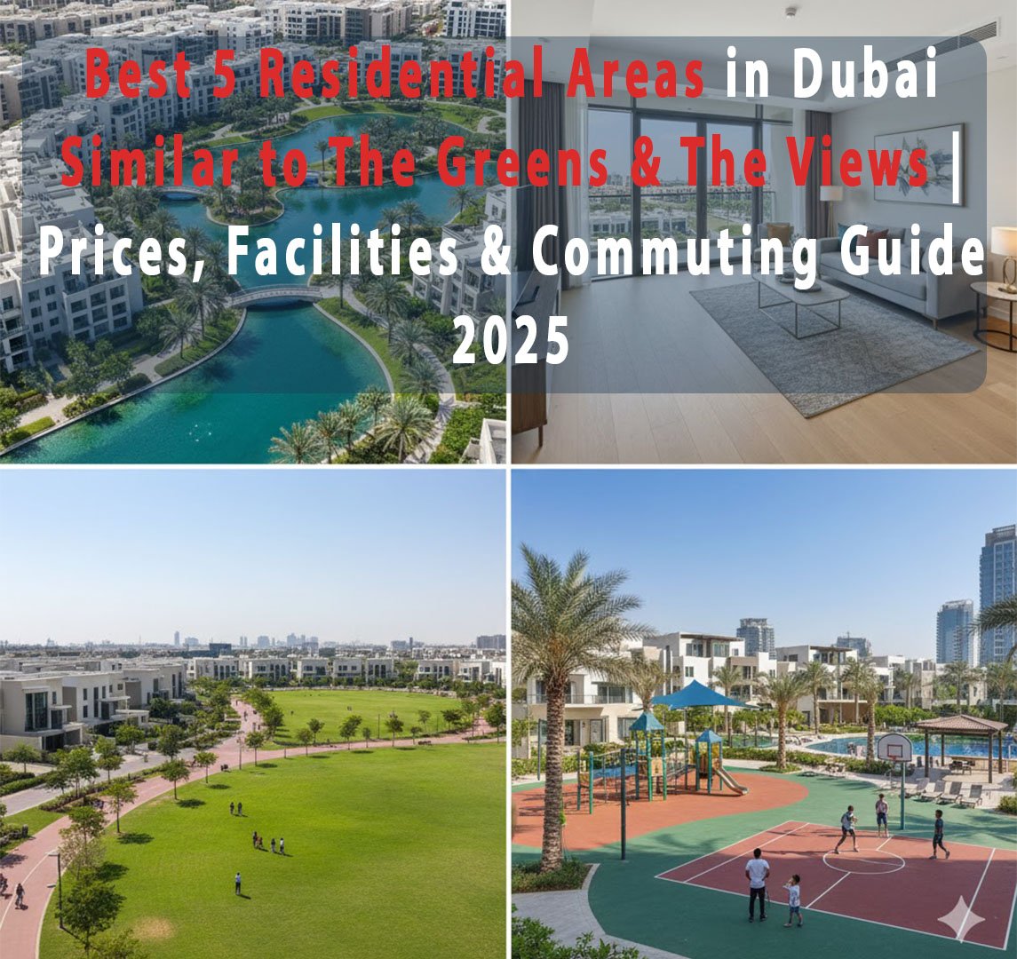 Best Residential Areas in Dubai Similar to The Greens &amp; The Views: Complete Comparison 2025