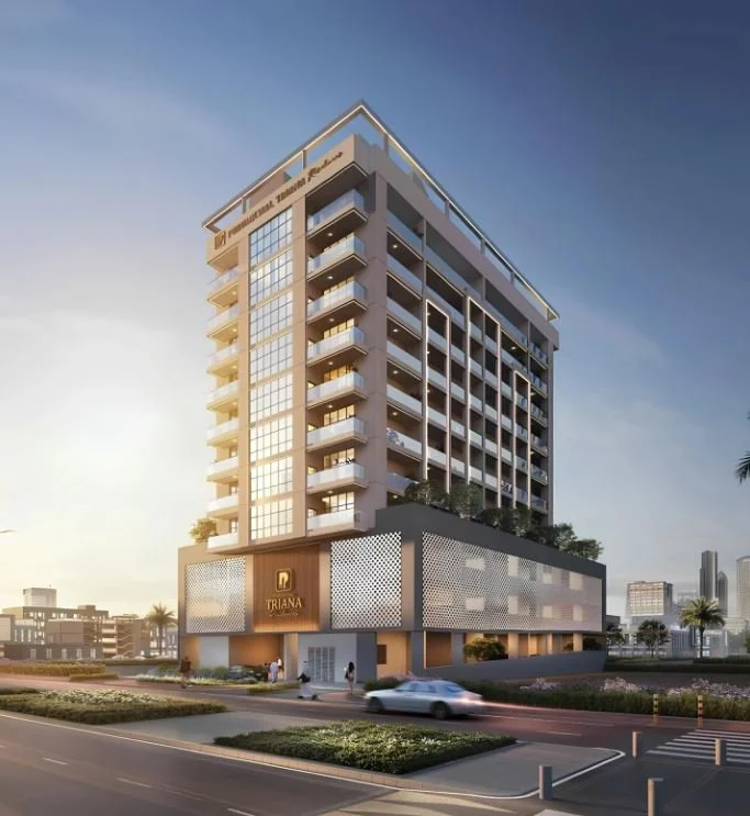 Purvanchal Triana Residences in Jumeirah Garden City – Luxury Living in the Heart of Dubai
