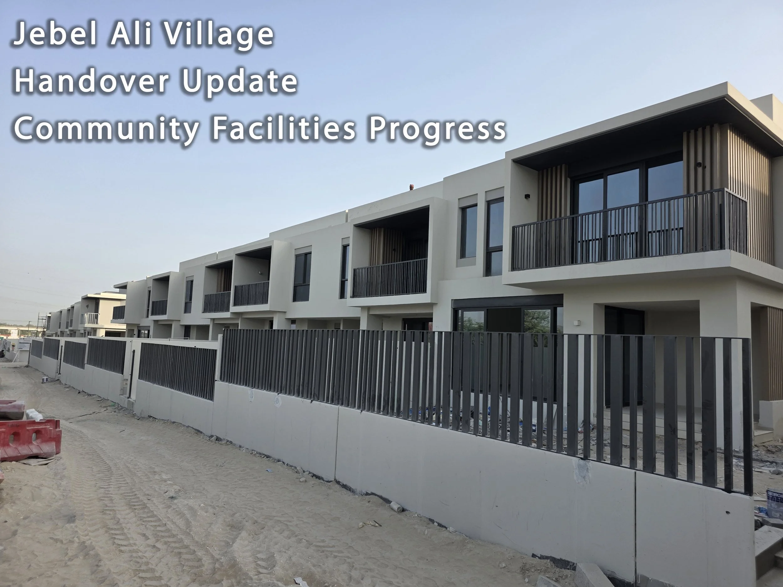 Jebel Ali Village | Handover Update | Community Facilities Progress - January 2026