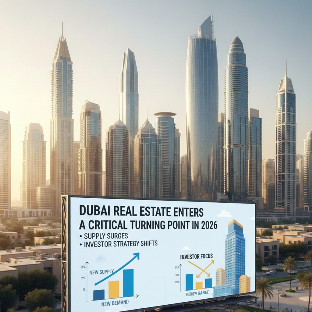 Dubai Real Estate Enters a Critical Turning Point in 2026 as Supply Surges and Investor Strategy Shifts