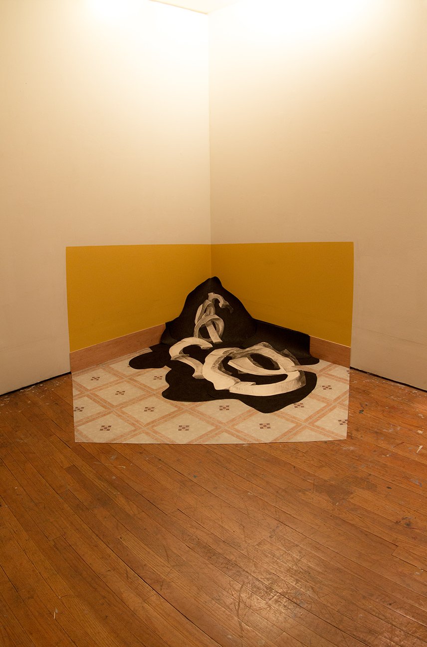 untitled installation (my floor)