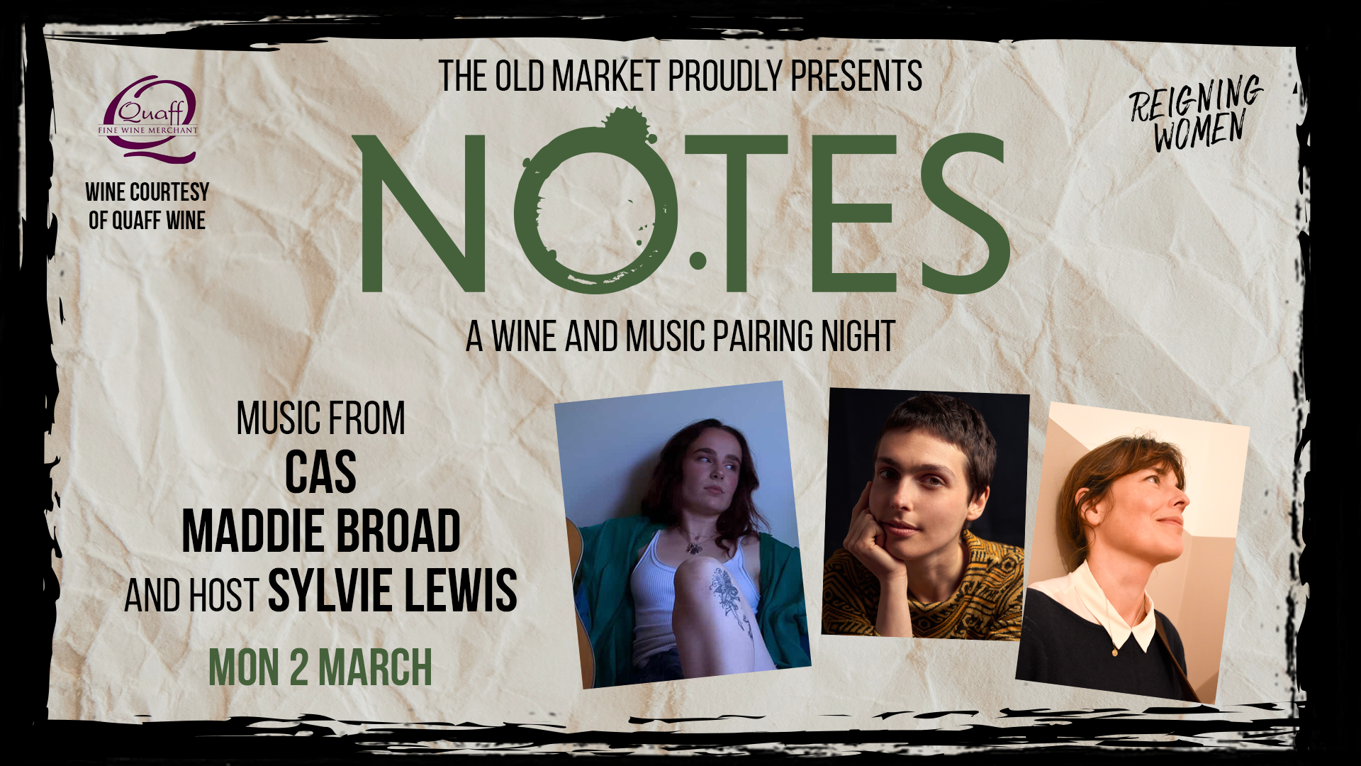 Notes: A Wine and Music Pairing Night