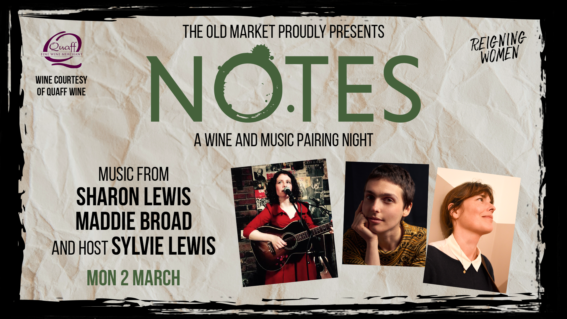 Notes: A Wine and Music Pairing Night