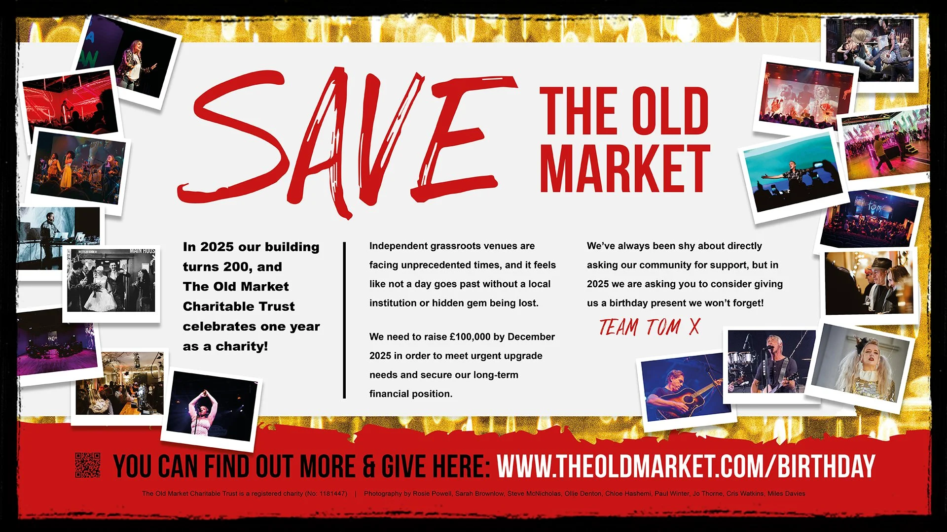 TOM launches £100,000 fundraising campaign to celebrate 200th anniversary