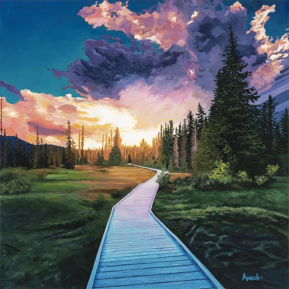 Dusk at Paradise Meadows - SOLD