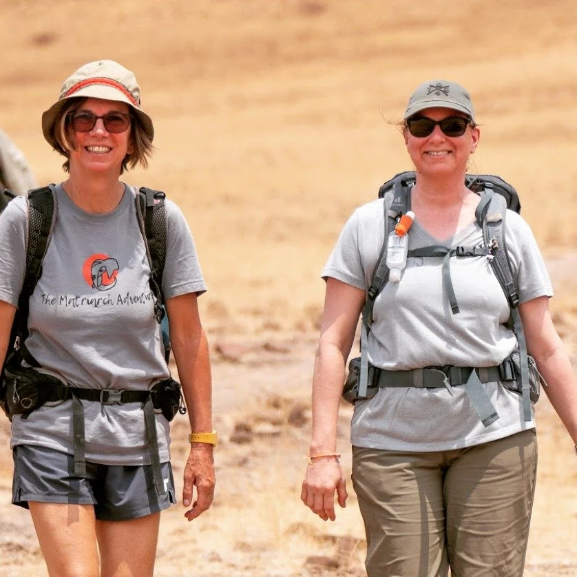 Beautiful women on a beautiful journey. The Matriarch Adventure 
Completely stripped back, no phones, no contact with the outside world, no water to wash with, no need to worry about the details, just be there, in vast wilderness, appreciating the si