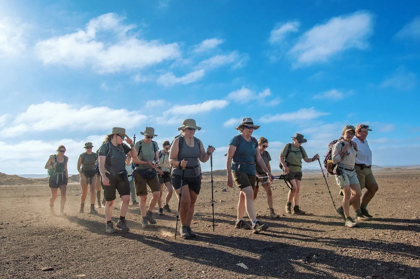 Walk the walk! Join me for a 100km wilderness trek through stunning scenery this September. Raising money for @ehranamibia supporting their human-wildlife conflict mitigation and community programs.  Fully supported by the incredible EHRA team experi