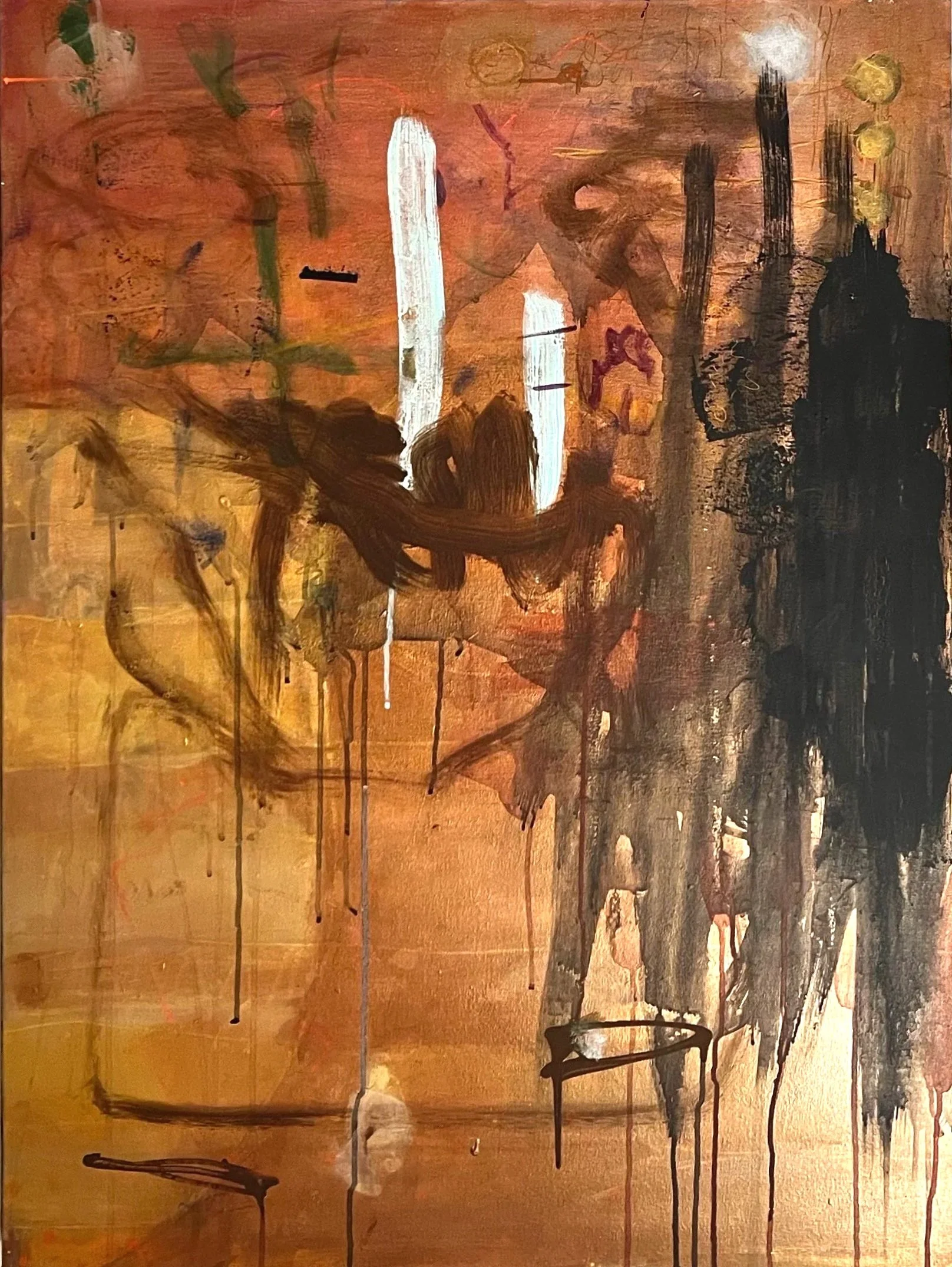 The Last Buddha
30" x 40"
acrylic and oil on canvas
