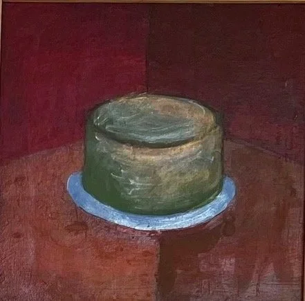 Mayflower Cake   12" x 12"  acrylic on wood