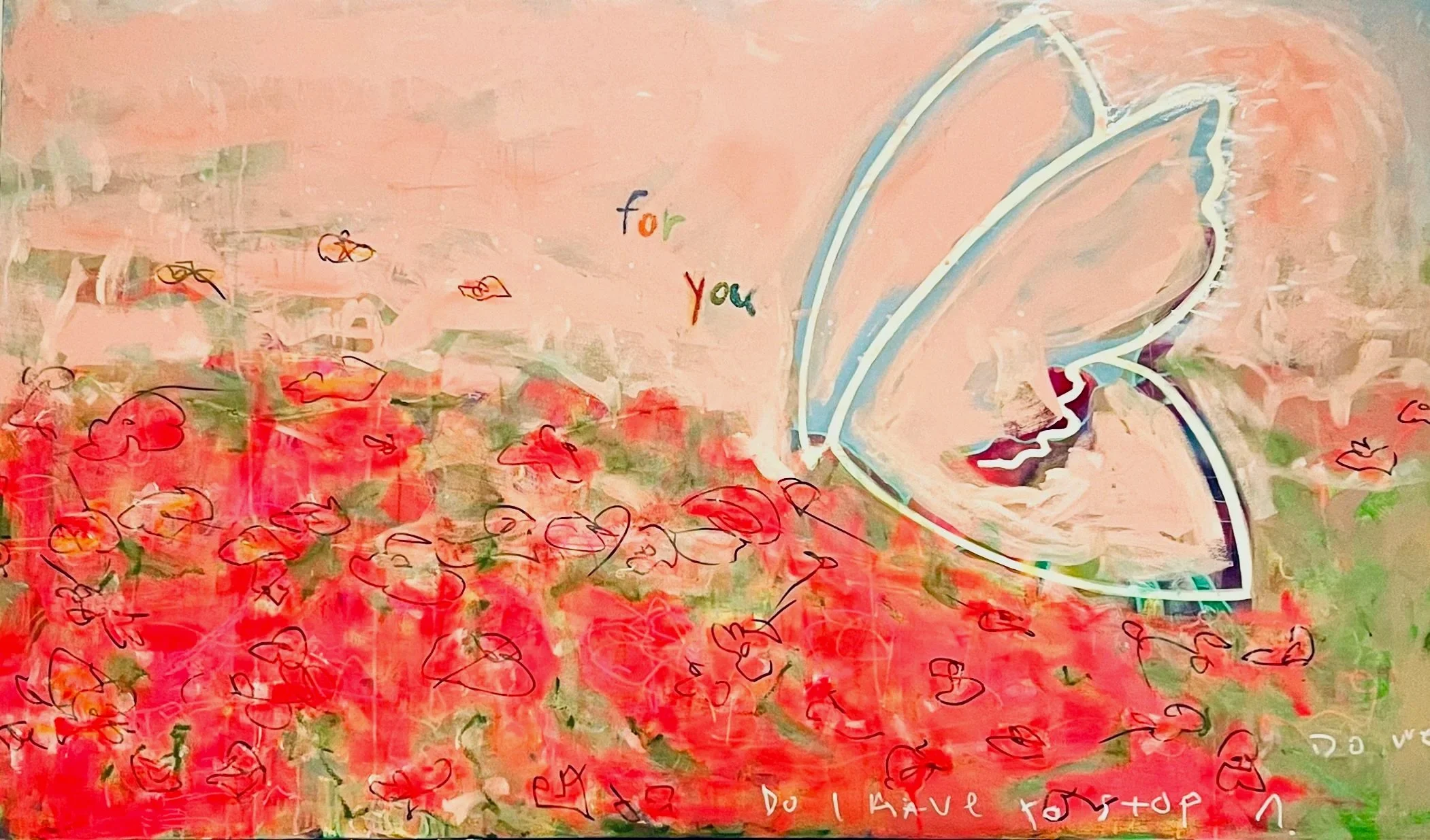 For You
36" x 60". acrylic and oil on canvas