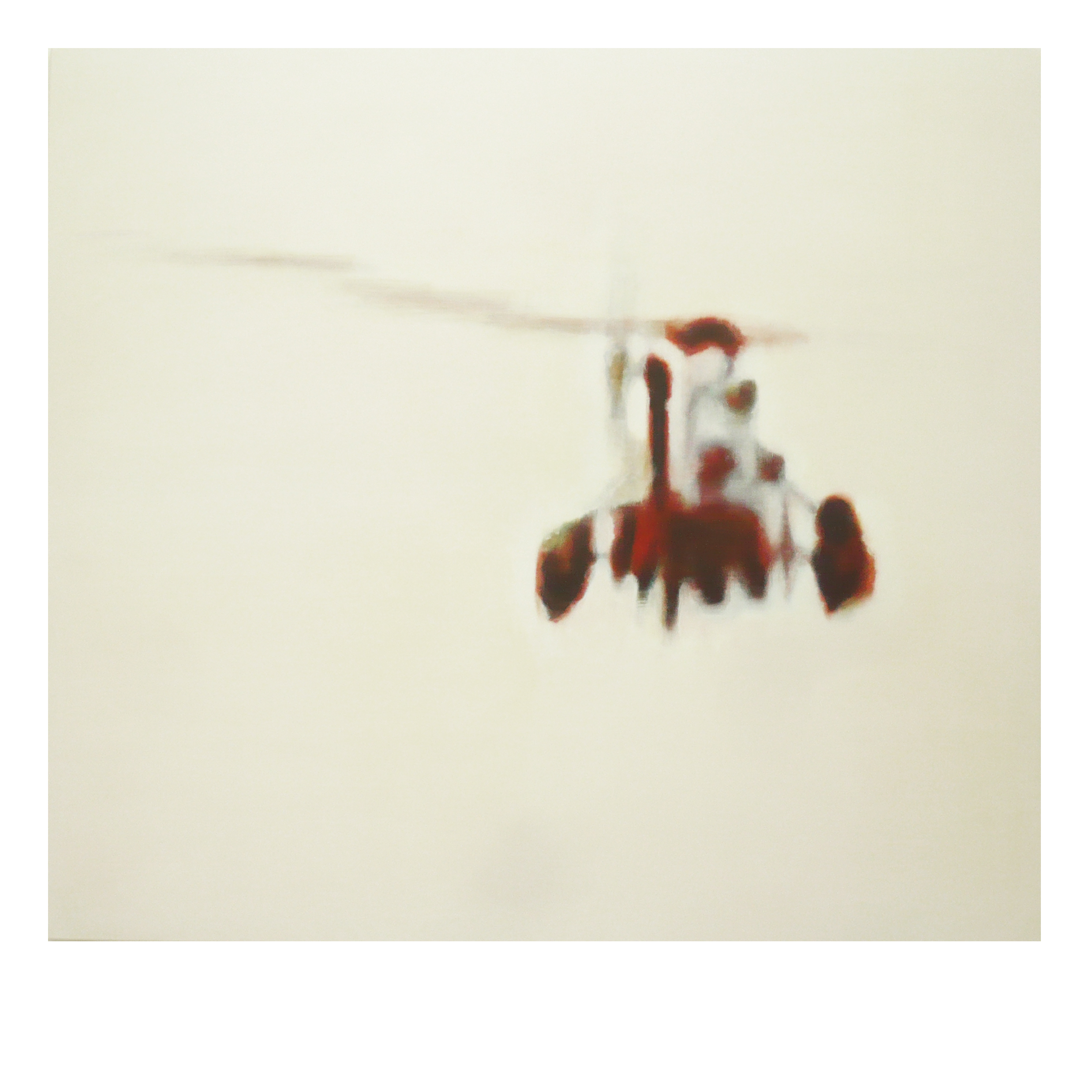  Hubschrauber rot, 2011 135 x 150cm Acryl auf Baumwolle 