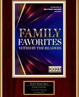 Congratulations to our Southshore location @kidshairetc for being chosen as a NOLA FAMILY MAGAZINE &quot;Family Favorite&quot; for 2023 by the Southshore community! 💈💇🏾&zwj;♂️💇🏻&zwj;♀️💇🏼
