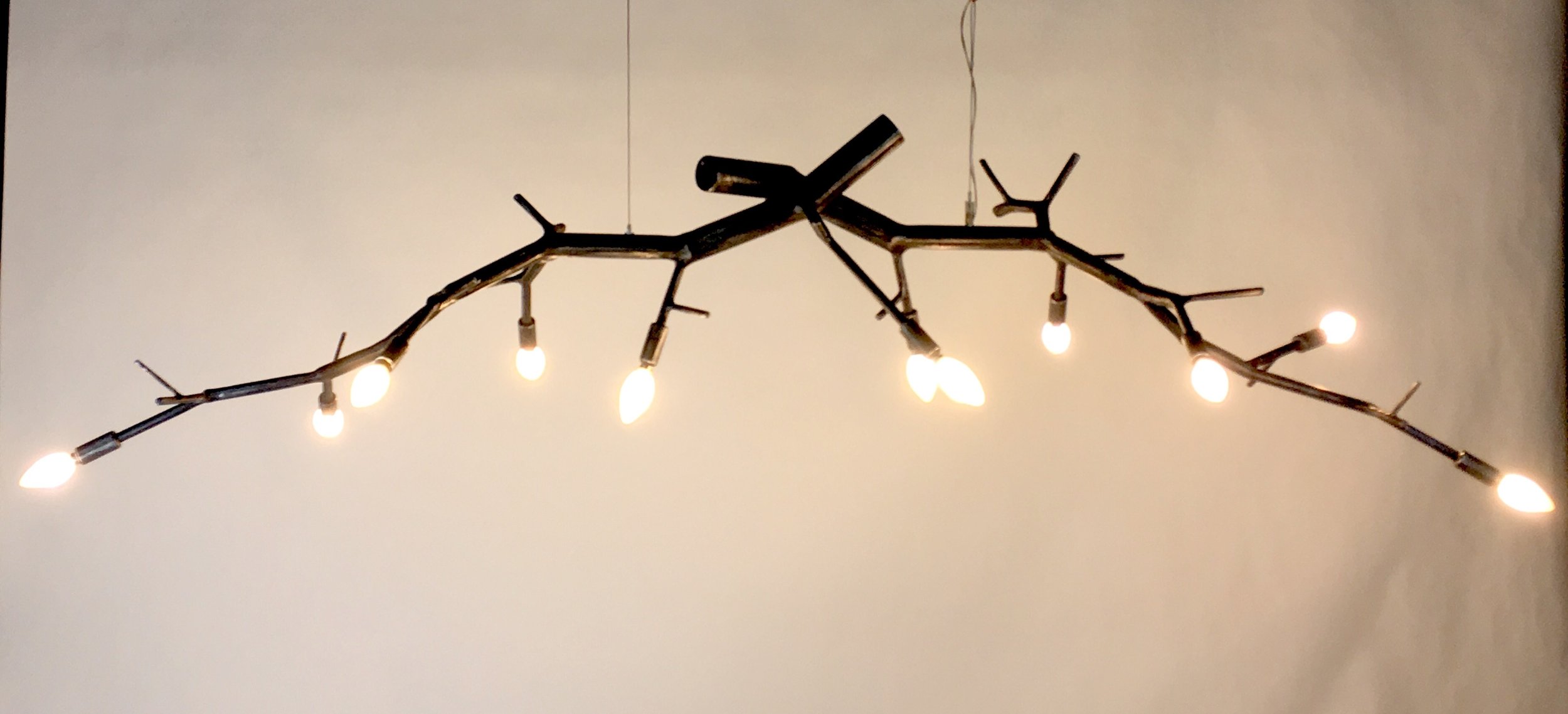 newGROWTH Floating Double Branch Chandelier