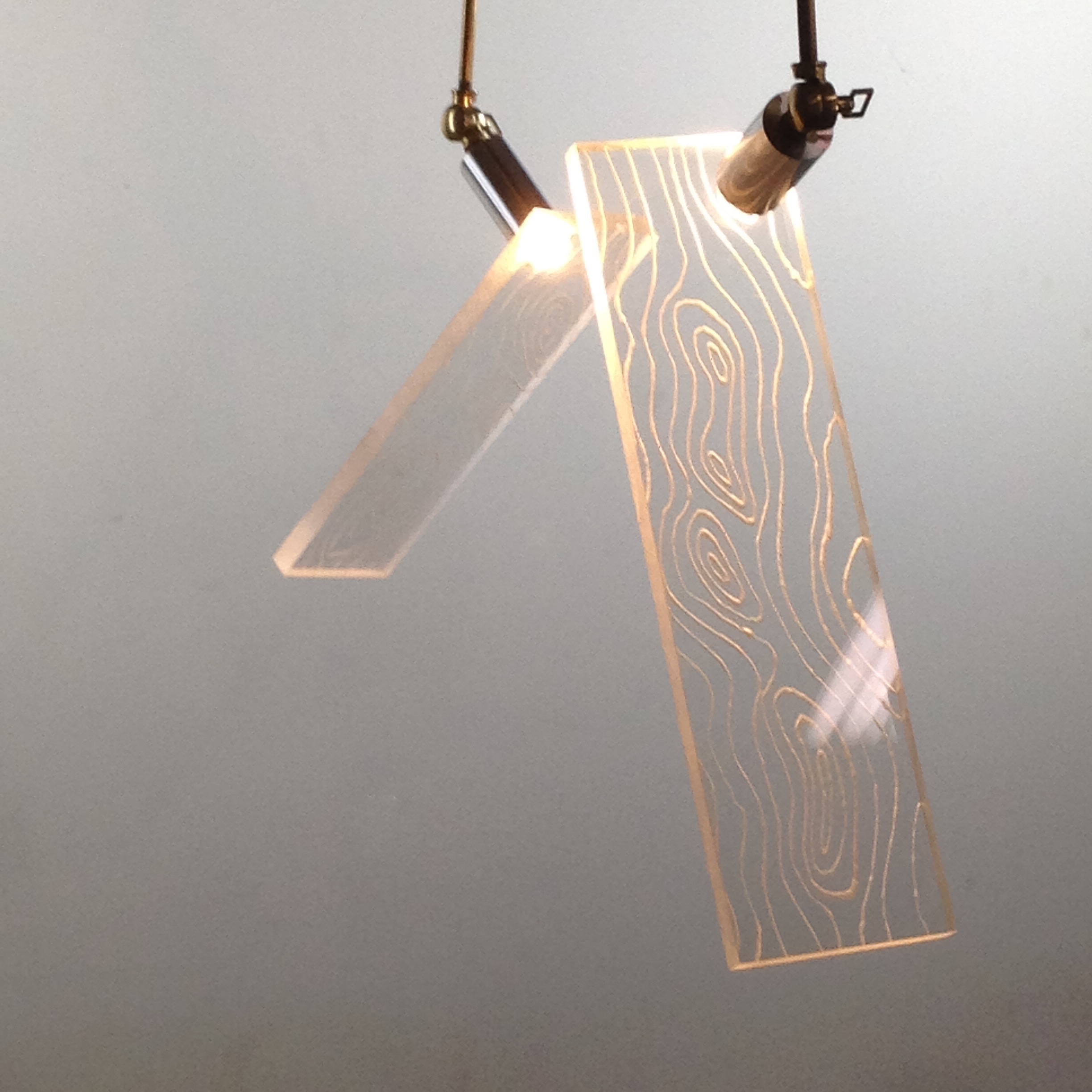 1x4 Lumber Lamp adjustable pendants