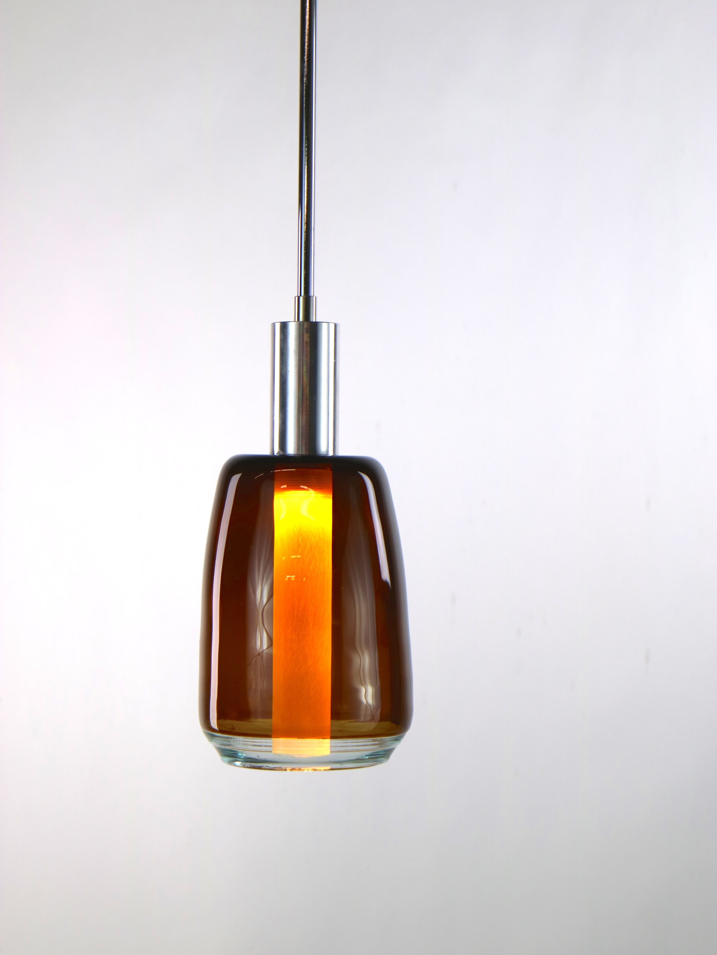Brown and Clear Incalmo Pendant