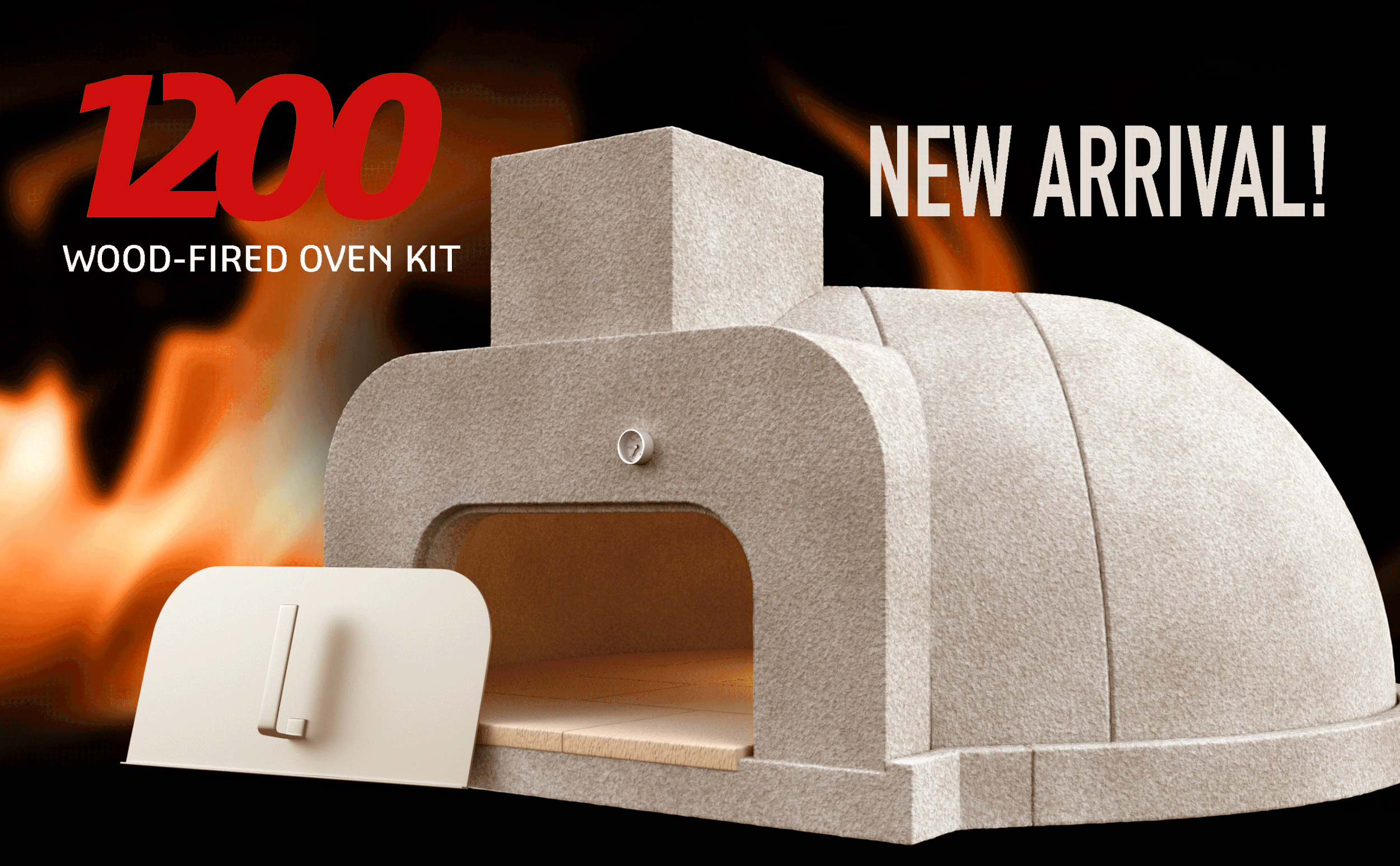 Cuore 1200 wood-fired oven kit