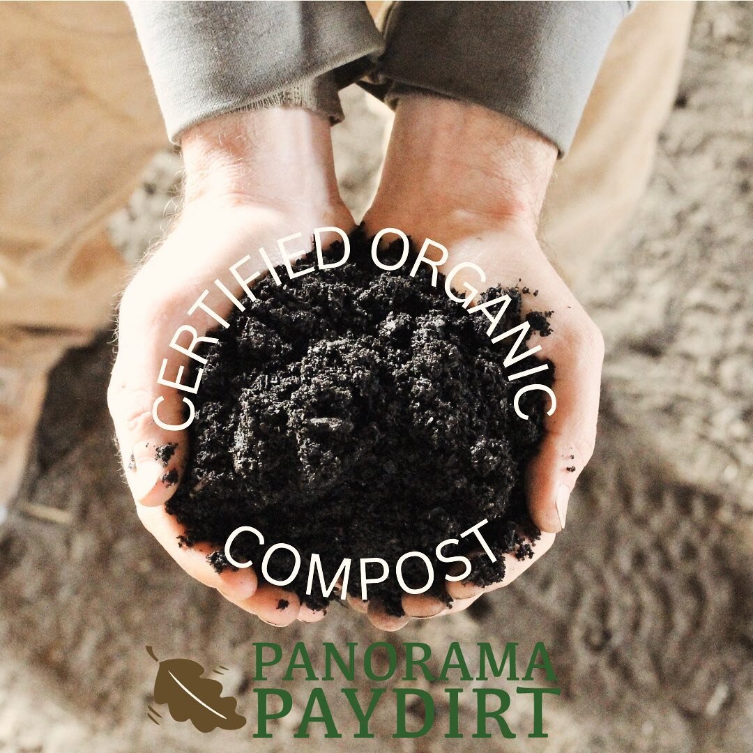 OMRI Certified Organic Compost for delivery, pickup, or in bags from select retailers in the greater Charlottesville/Albemarle area. Schedule a delivery at www.panorama Paydirt.com