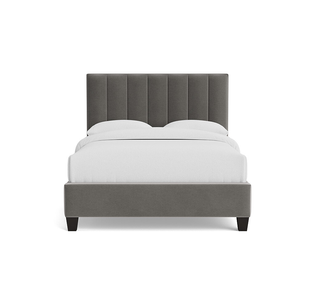 Butler Channel Tufted Queen Floating Rail Bed — Ruby Livingdesign
