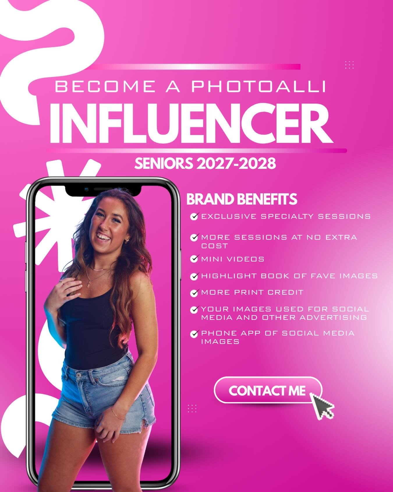 Looking for 2027 &amp; 2028 seniors who want a fun and unique photo experience. 

Inquire here ----> photo-alli.com/contact

Keywords: senior photographer