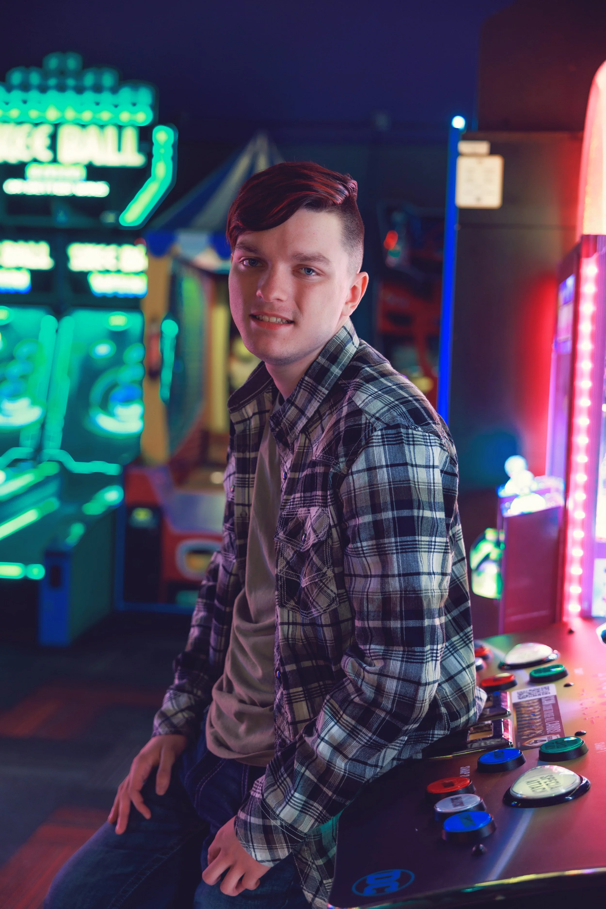 Senior photos in st joseph mo arcade