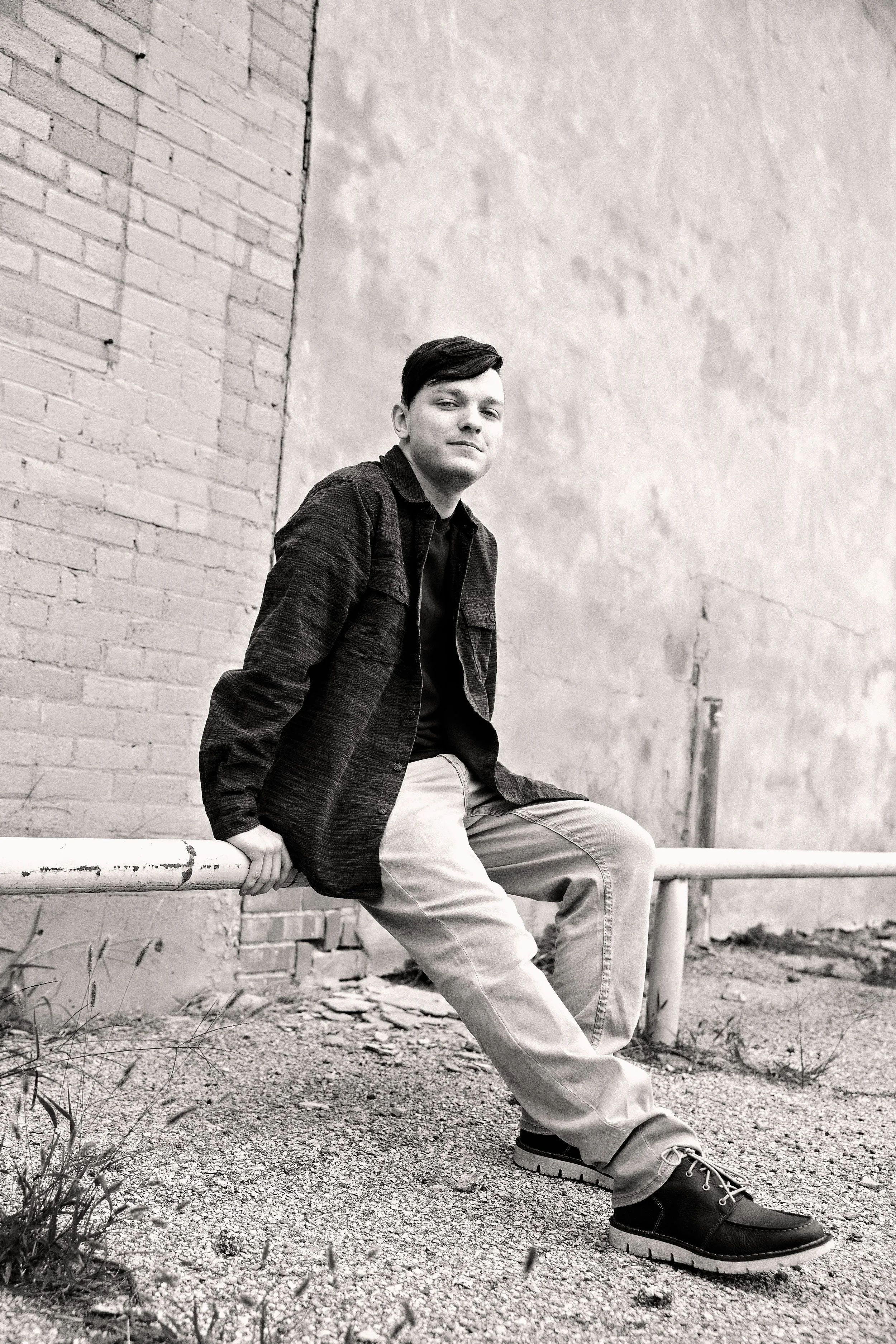 Senior photos in downtown st joseph mo 