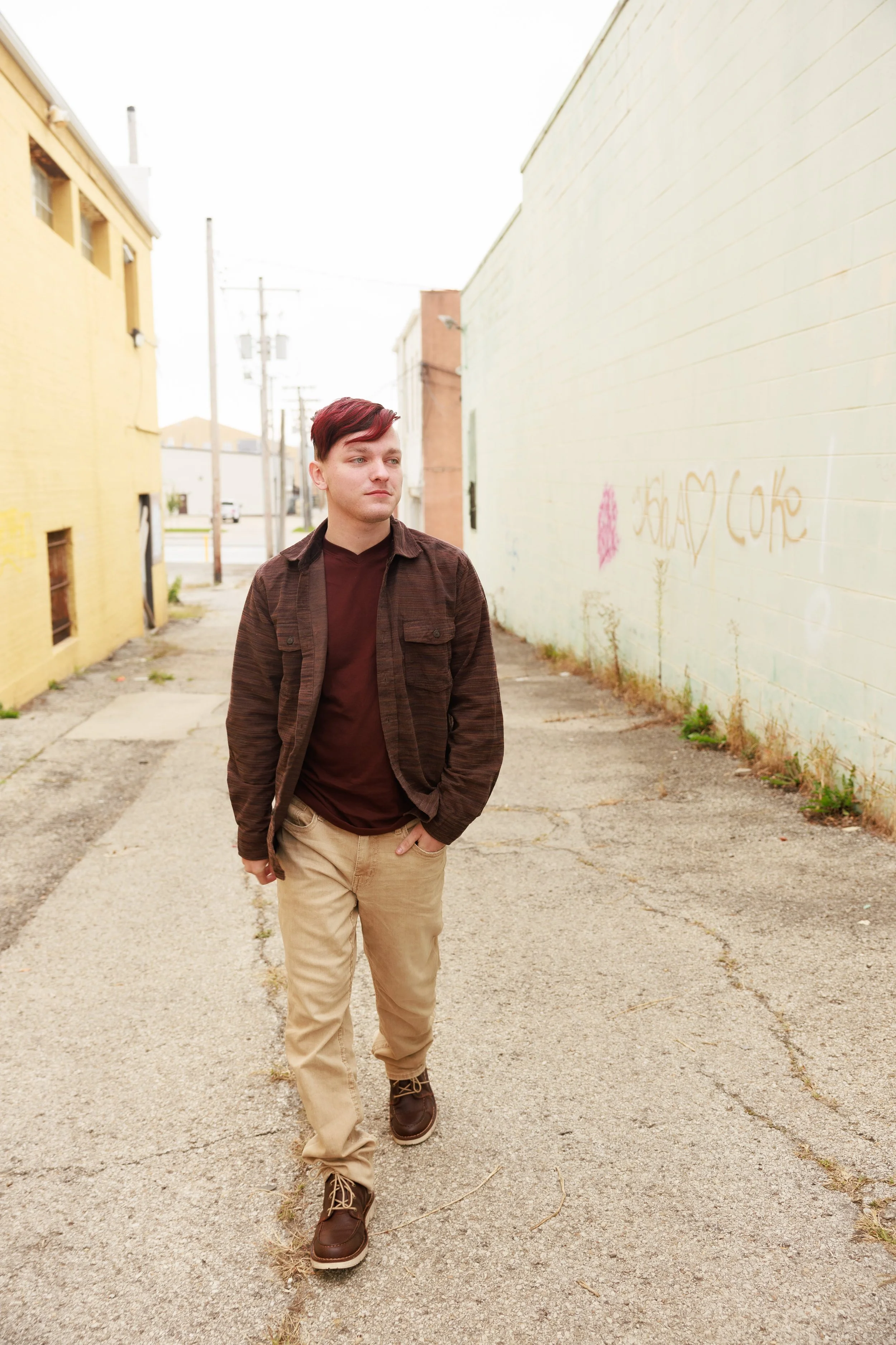 Senior photos in downtown st joseph mo 