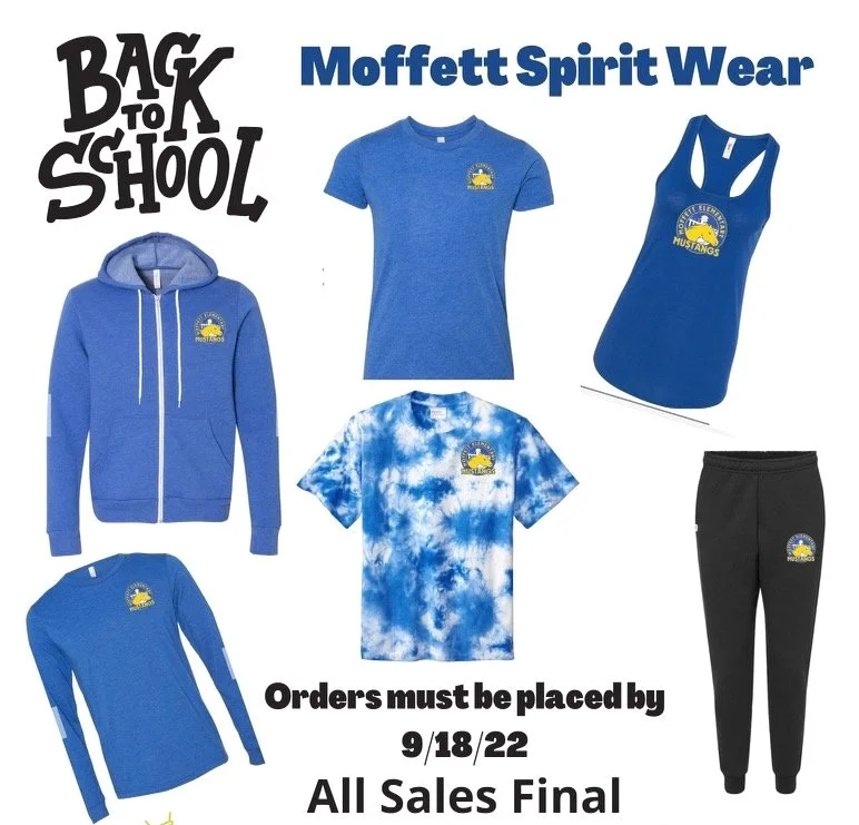SPIRIT WEAR - Last Day to Purchase