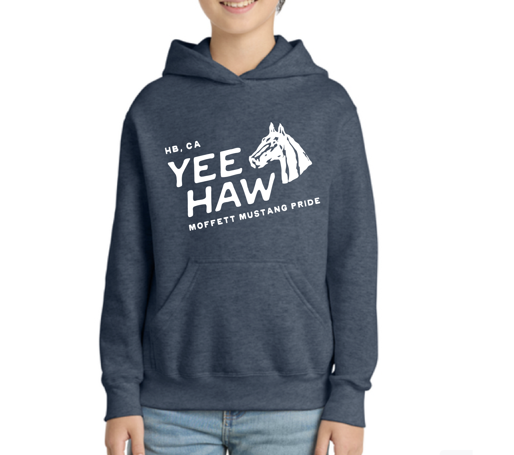 NEW! Youth YeeHaw Unisex Core Fleece Pullover Hooded Sweatshirt (pre-order)