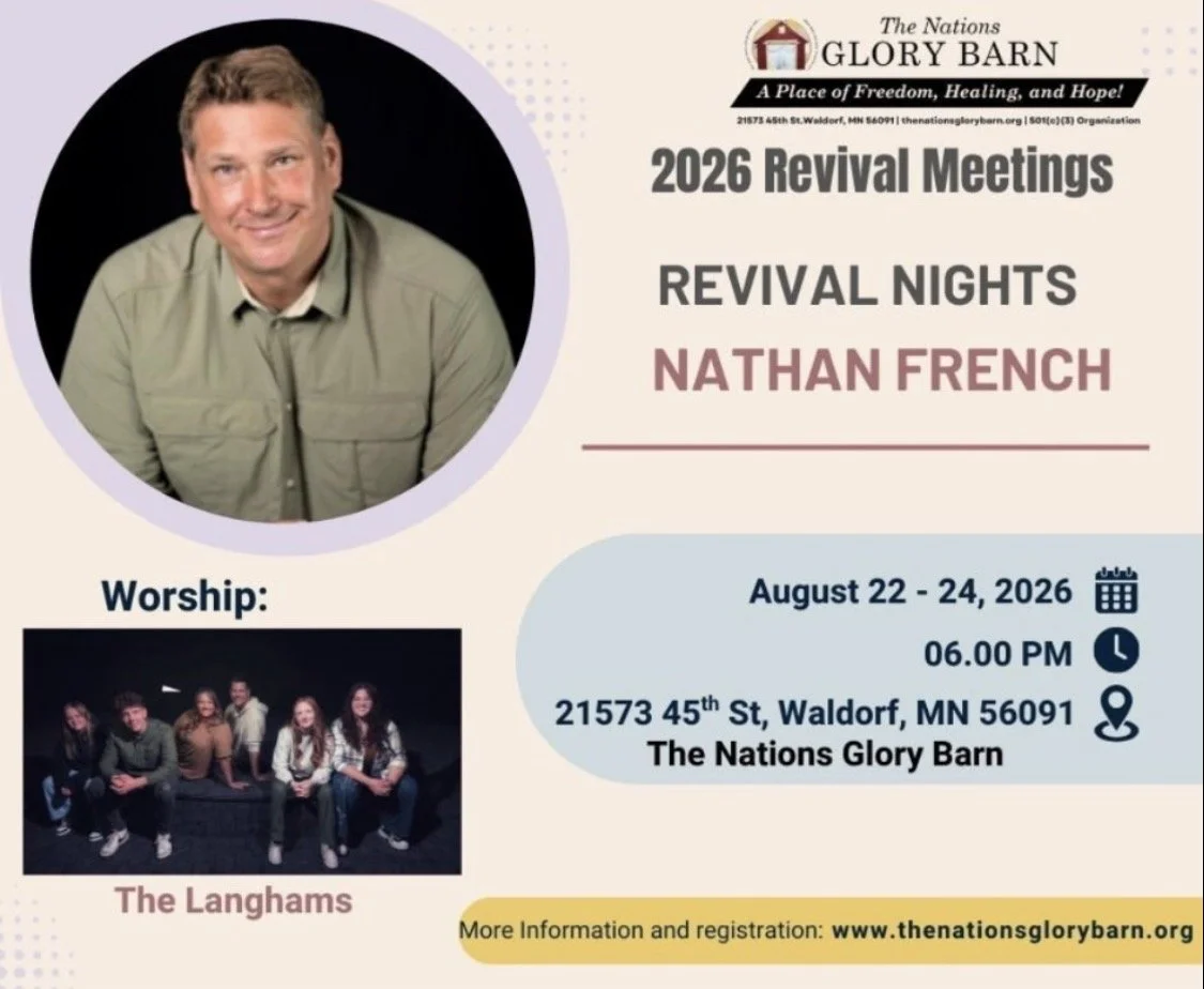 Waldorf, MN - The Nations Glory Barn Revival Nights!