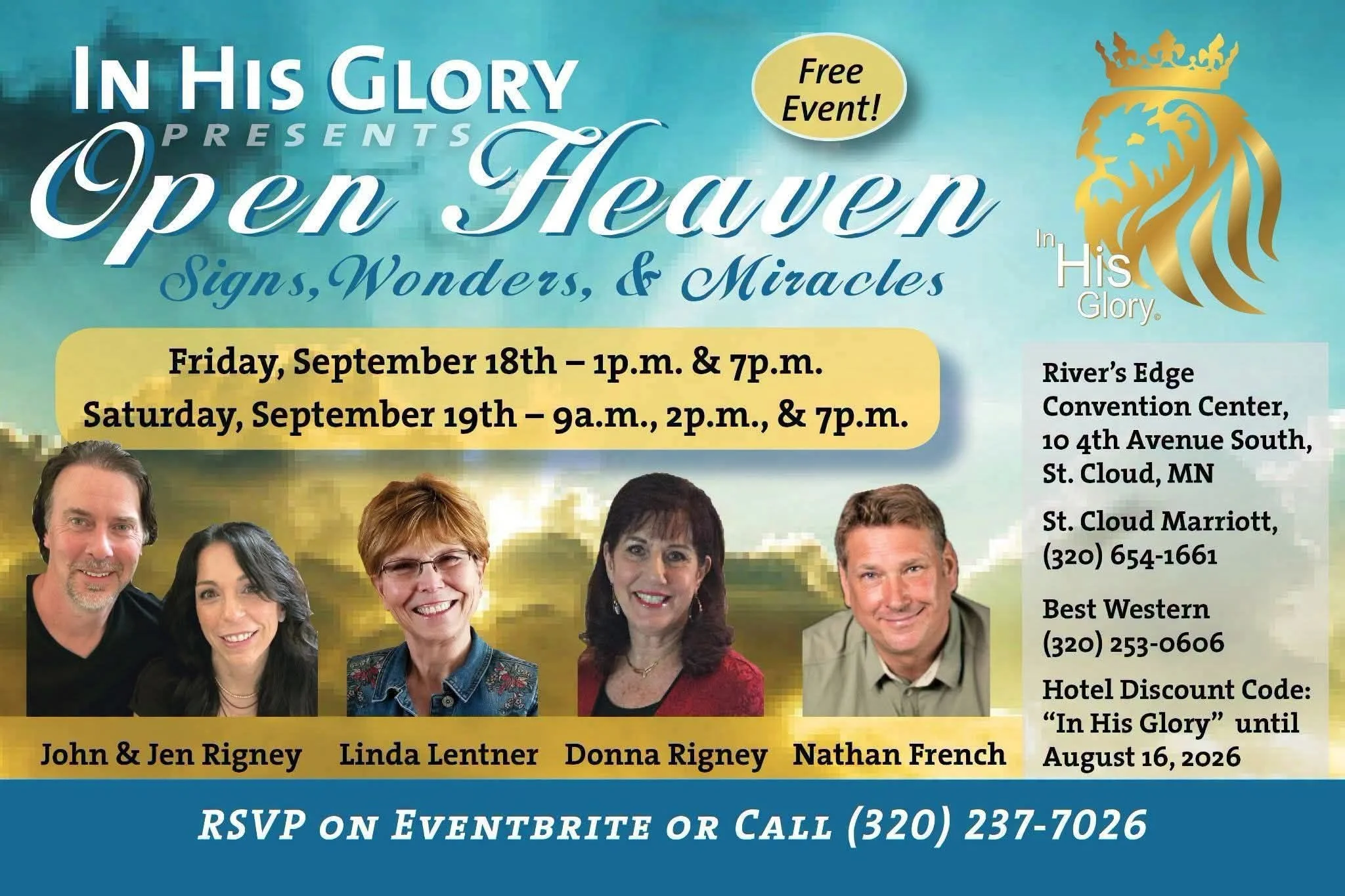 St. Cloud, MN - In His Glory Conf. 