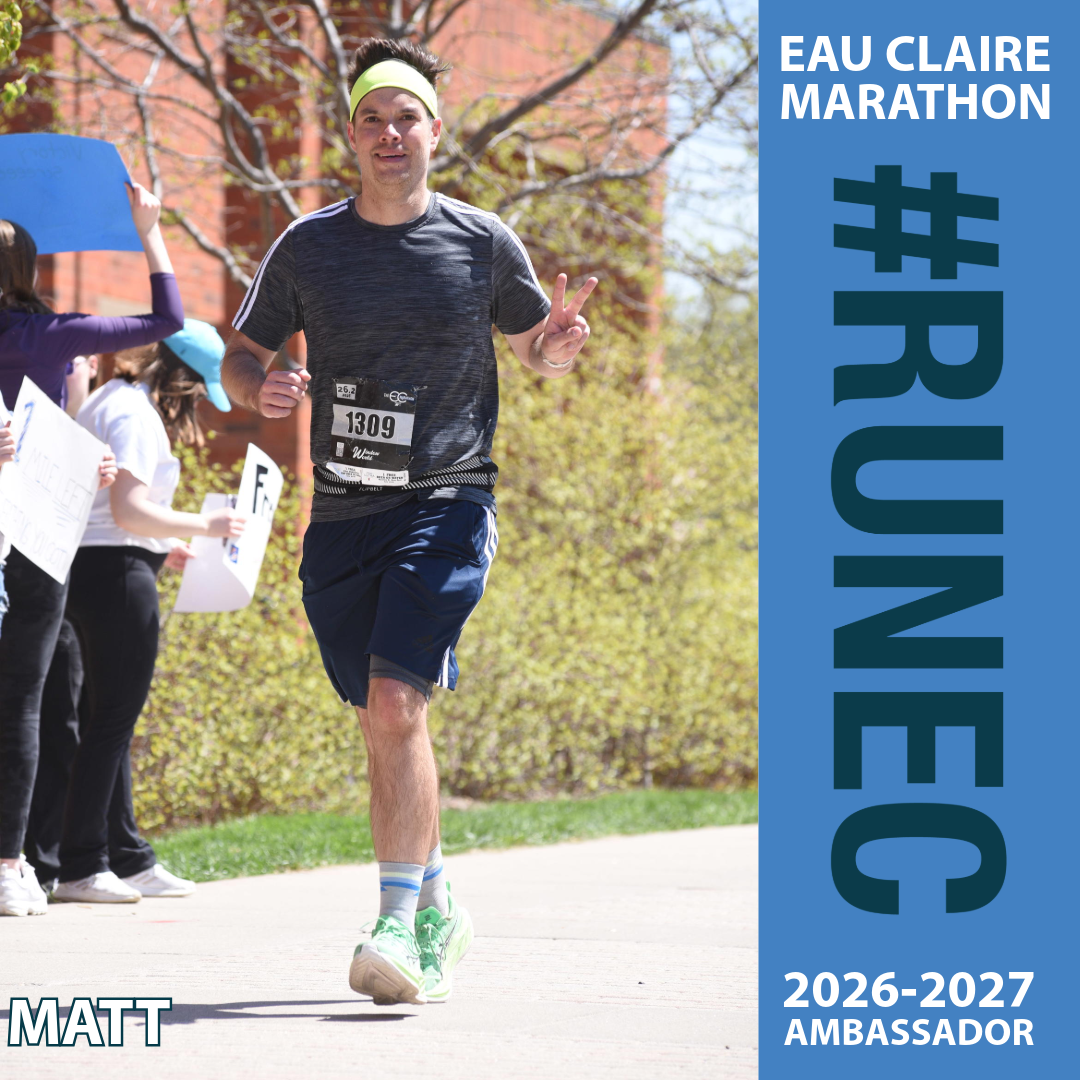 Matt Eau Claire Marathon Ambassador