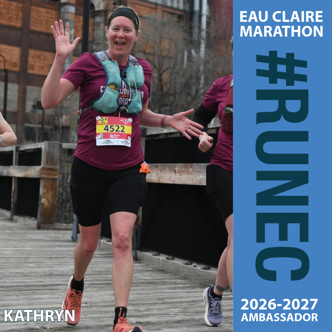 Kathryn Eau Claire Marathon Ambassador