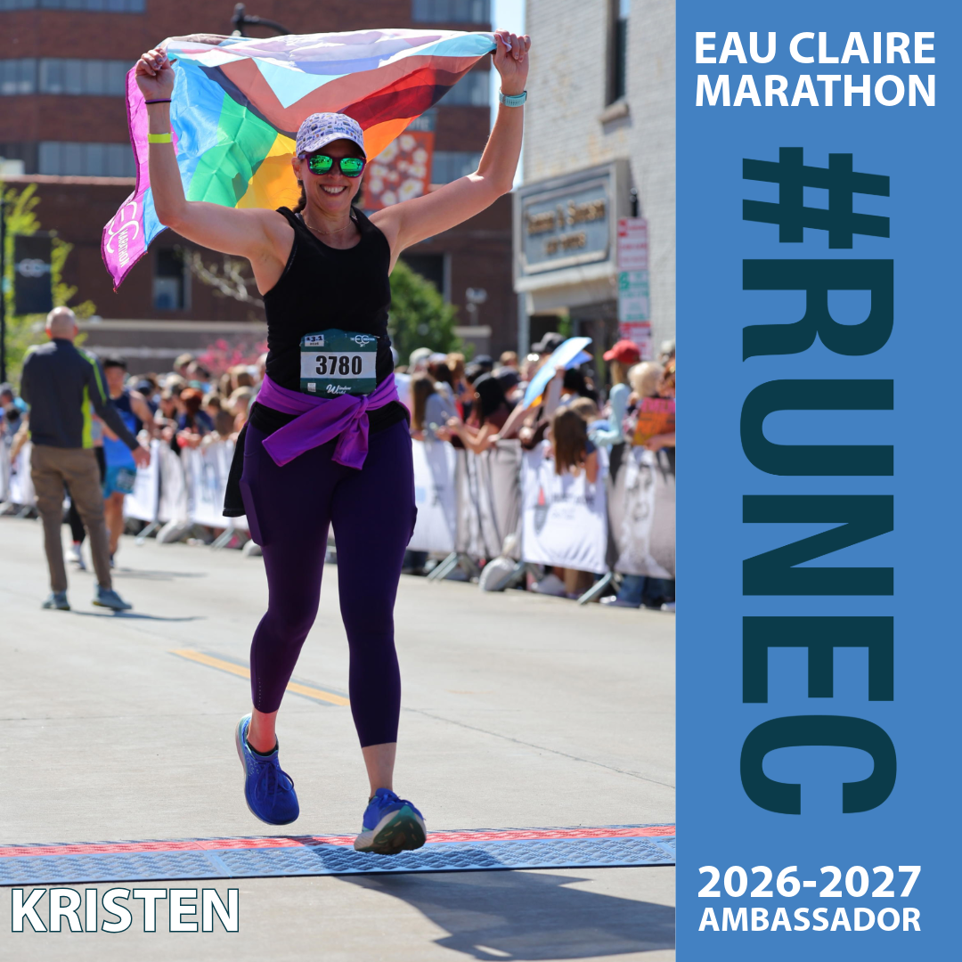 Kristen Eau Claire Marathon Ambassador