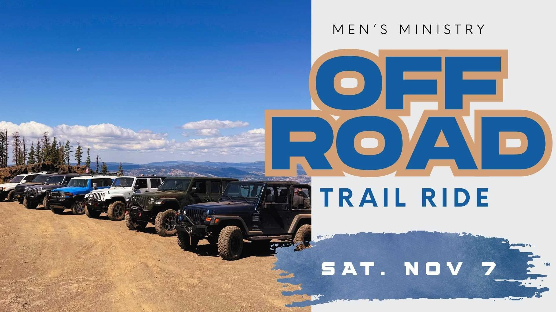 Mens' Ministry Off-Road Trail Ride