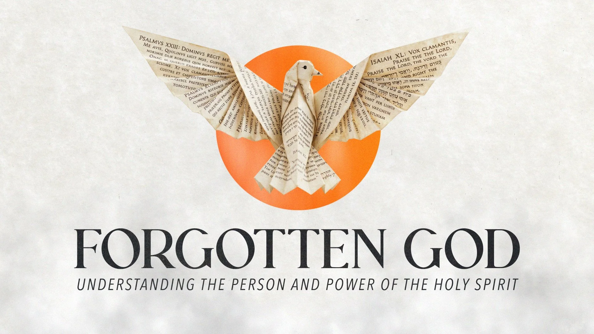 Forgotten God: September 13, 2026 - Week 1